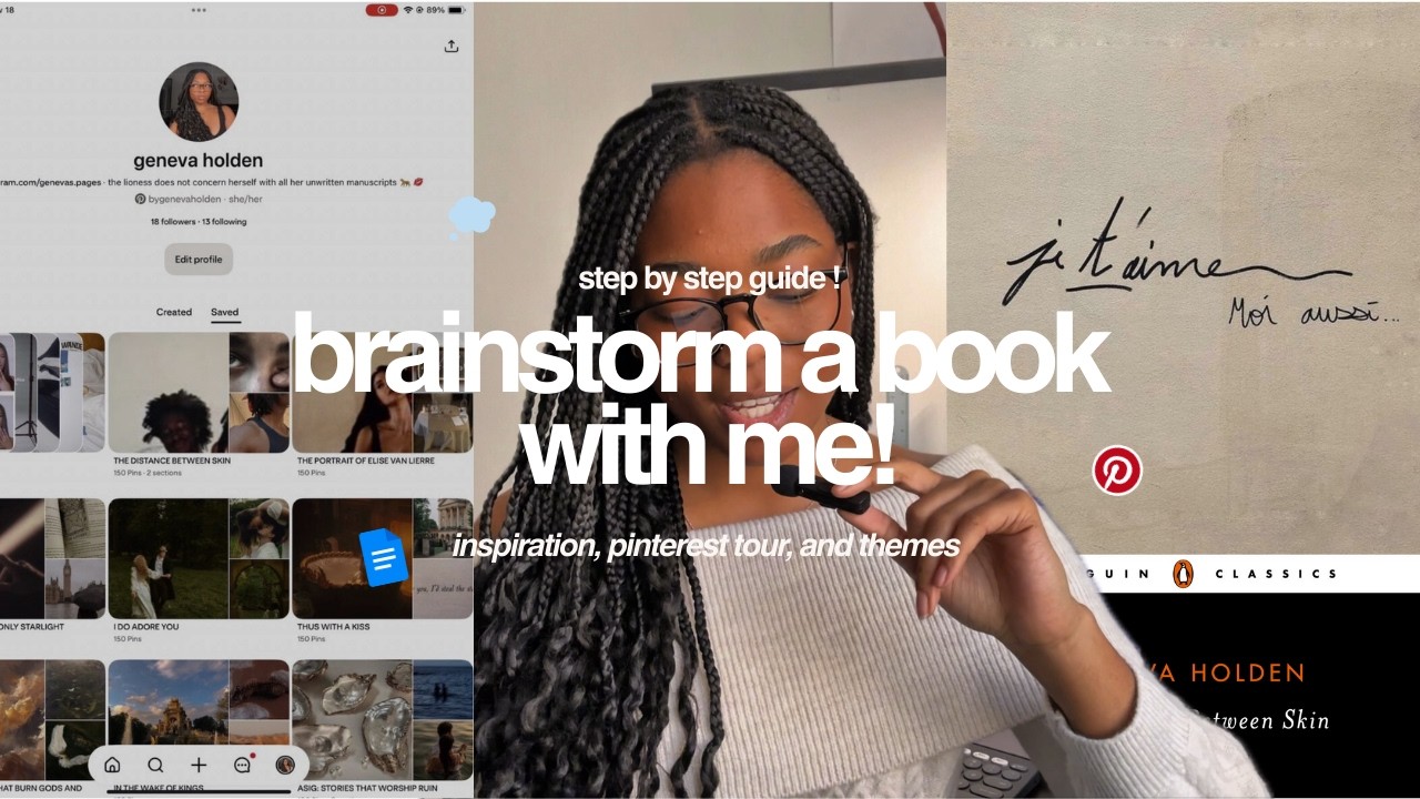 You’re going to write a BOOK & here’s *exactly* how to start | BRAINSTORM TO BOOK SERIES, ep. 01