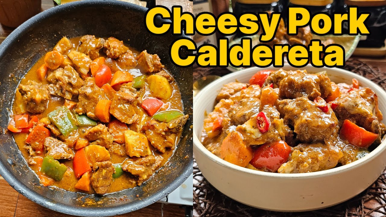 Cheesy Pork Caldereta Recipe – Creamy, Hearty & Flavor-Packed Filipino Comfort Food