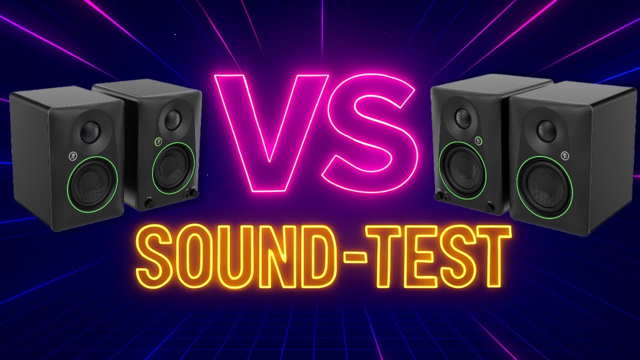 Mackie CR 3.5 BT vs Mackie CR 4.5 BT Sound Test - Which One Sounds Better?