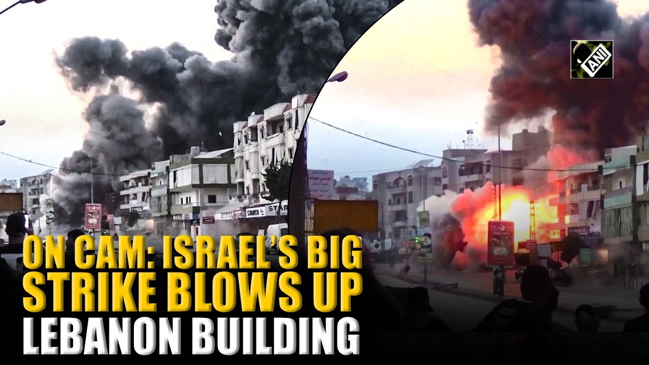 Moment when Israeli strike destroyed Lebanon building in seconds | Caught on camera