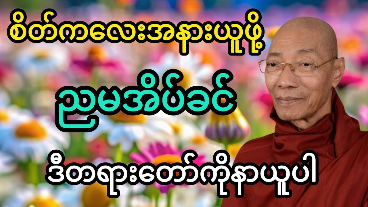 စိတ်ကလေးအနားယူဖို့ညမအိပ်ခင်ဒီတရားတော်ကိုနာယူပါ#buddha #buddhadhamma #dhamma #ပါမောက္ခချုပ် #views 