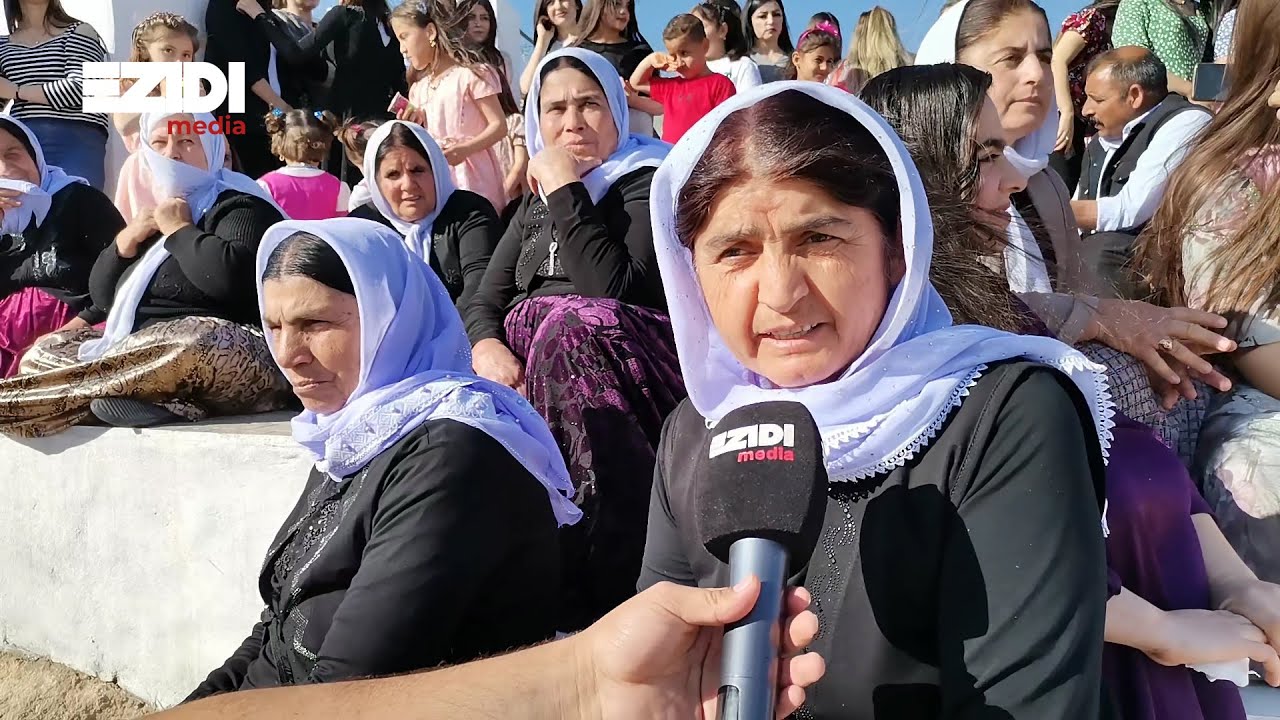 مواطنون في قرية ختارة يعبرون عن فرحهم بمناسبة طواف شخسي باتي