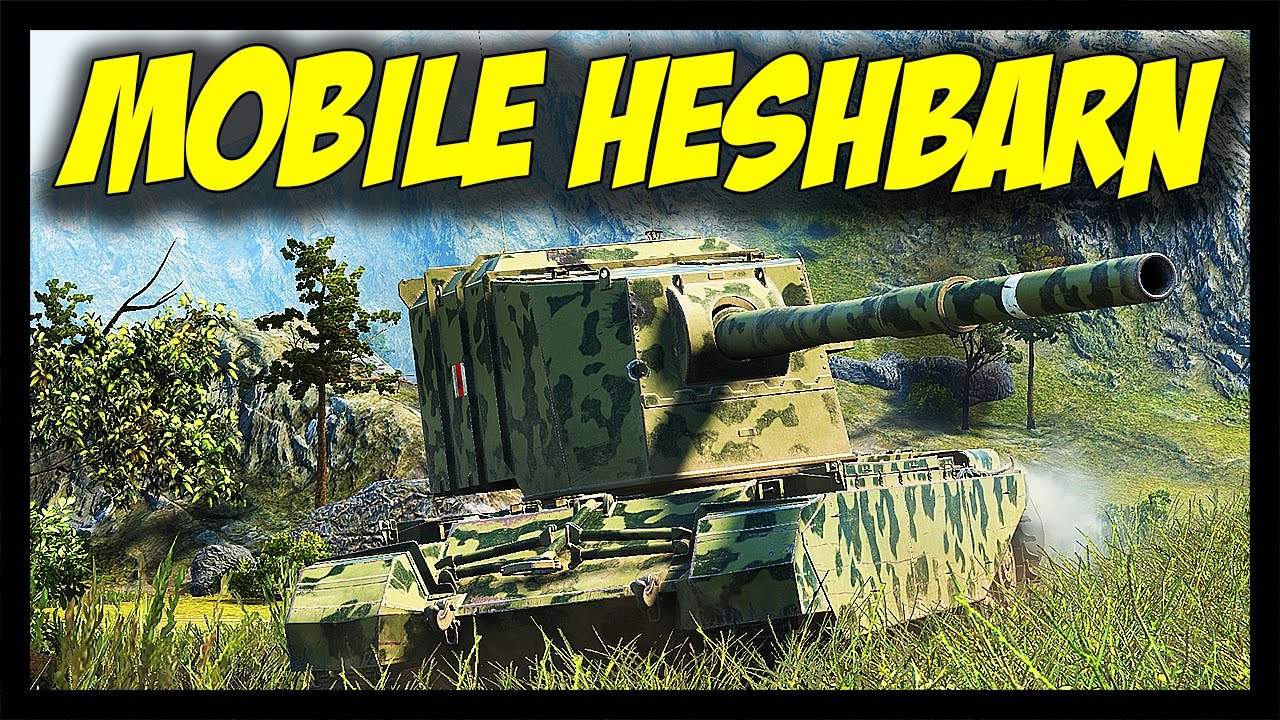 ► FV4005 Stage II, MOBILE HESHBARN - World of Tanks FV4005 Stage II Gameplay