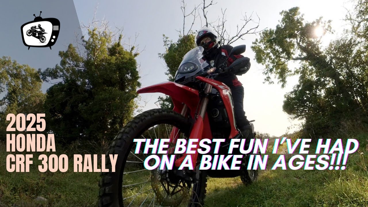 2025 Honda CRF 300 Rally. The best fun I've had on a BIKE in a LONG time!