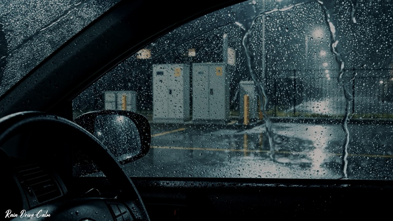 Heavy Rain Sounds to Stop Overthinking - Calming Car Atmosphere Helps Sleep Better & Reduce Anxiety