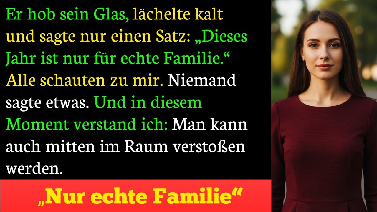 „Sie nannten es Familie – bis ich merkte, dass ich nur eine Rolle war | Wahre Geschichte“