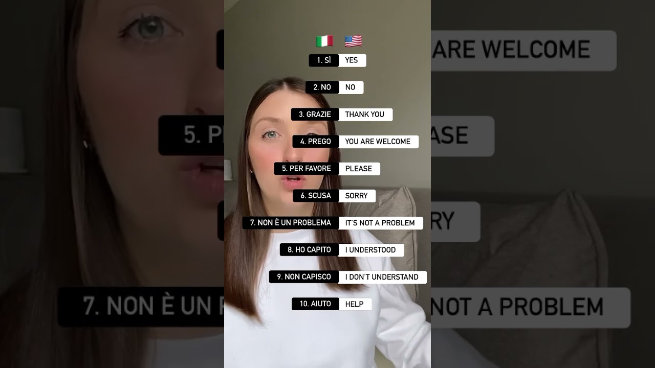 10 Italian Words for Beginners #italiantutor #italianlanguage #europeanlanguage #italy