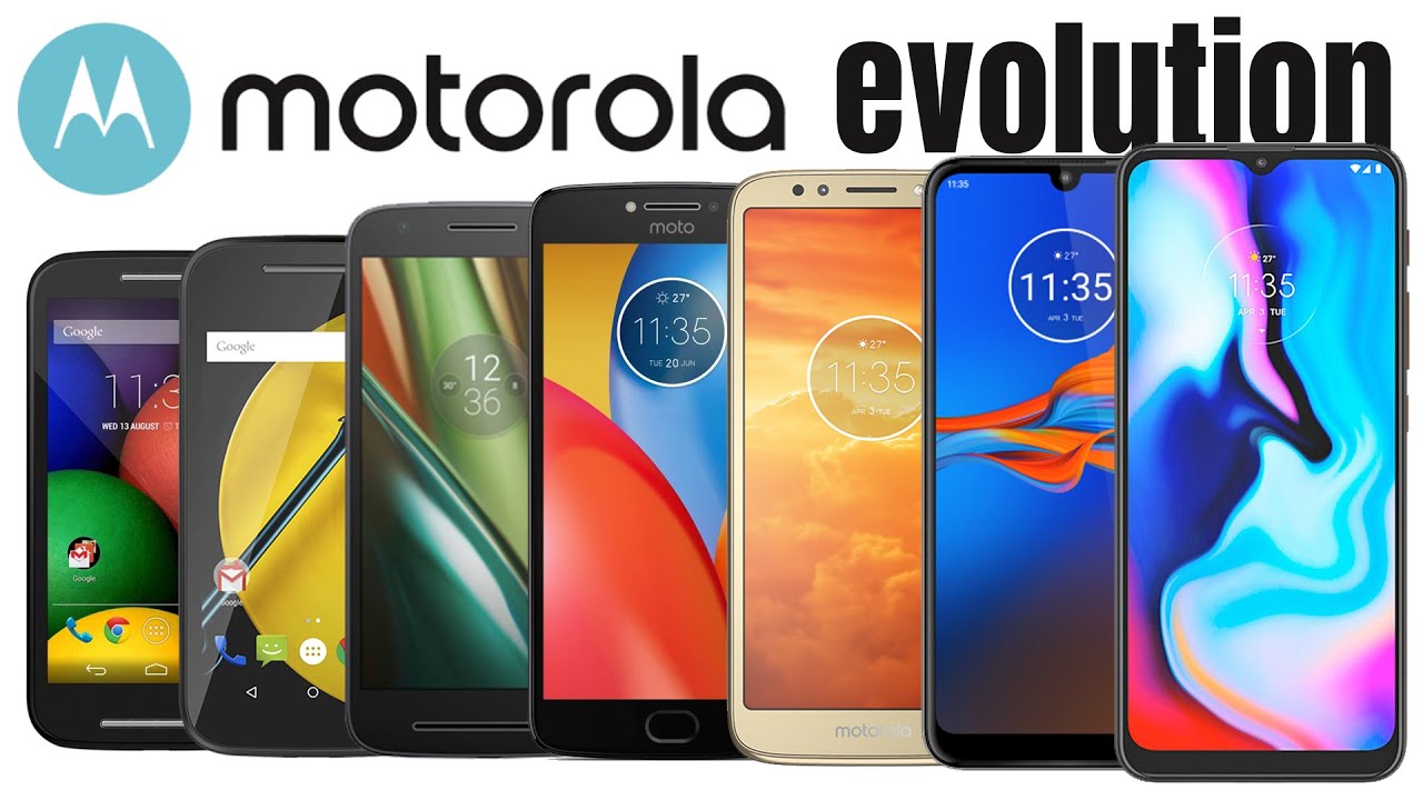 Evolution of Motorola Moto E Series - All model 2014-2020