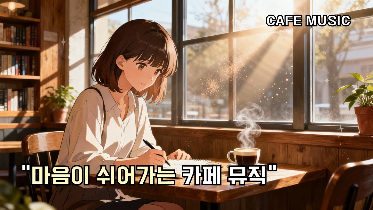 마음이 쉬어가는 카페음악 ☕ | 공부·작업용 저 BPM 음악 | 달팽이뮤직