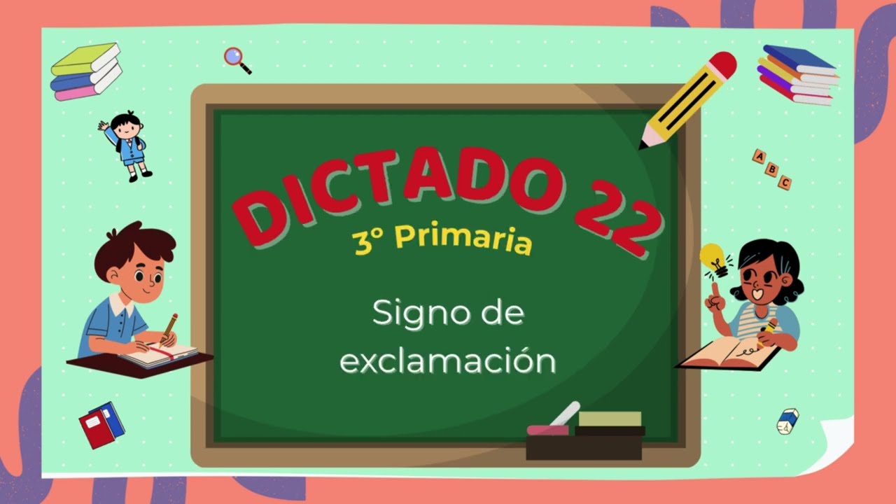 👉 Dictado 22 3º de Primaria ✏️ | Ortografía fácil con Profe Josema