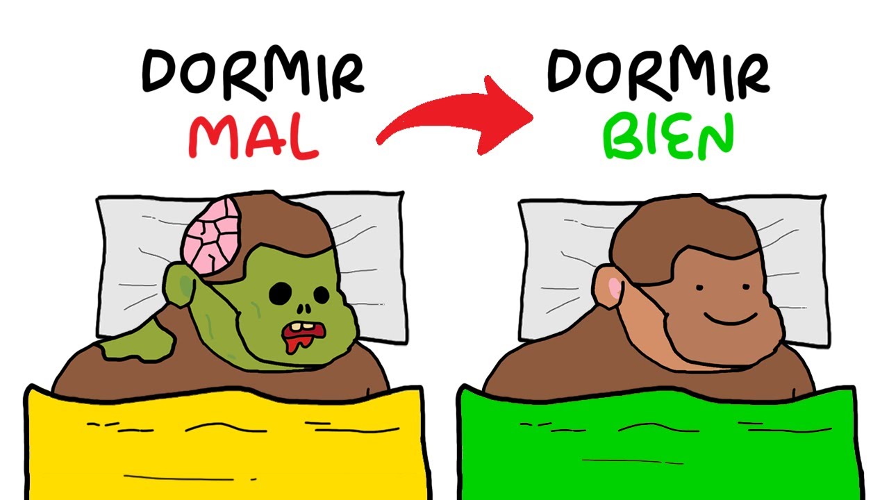 ¡Cómo DORMIR BIEN y despertar con energía! | Explicado con bananos