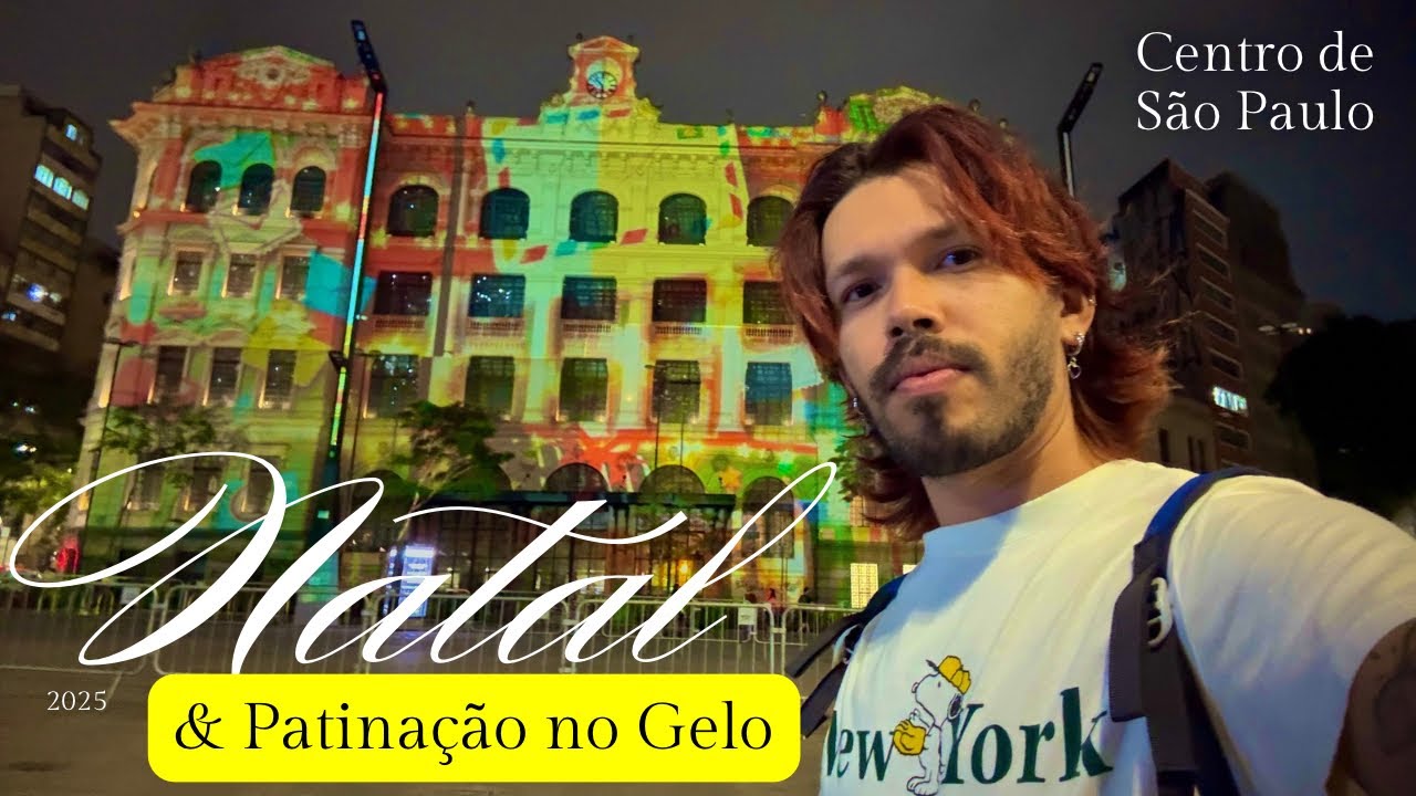 NATAL ILUMINADO no centro de SP  - VLOG e TOUR 2025