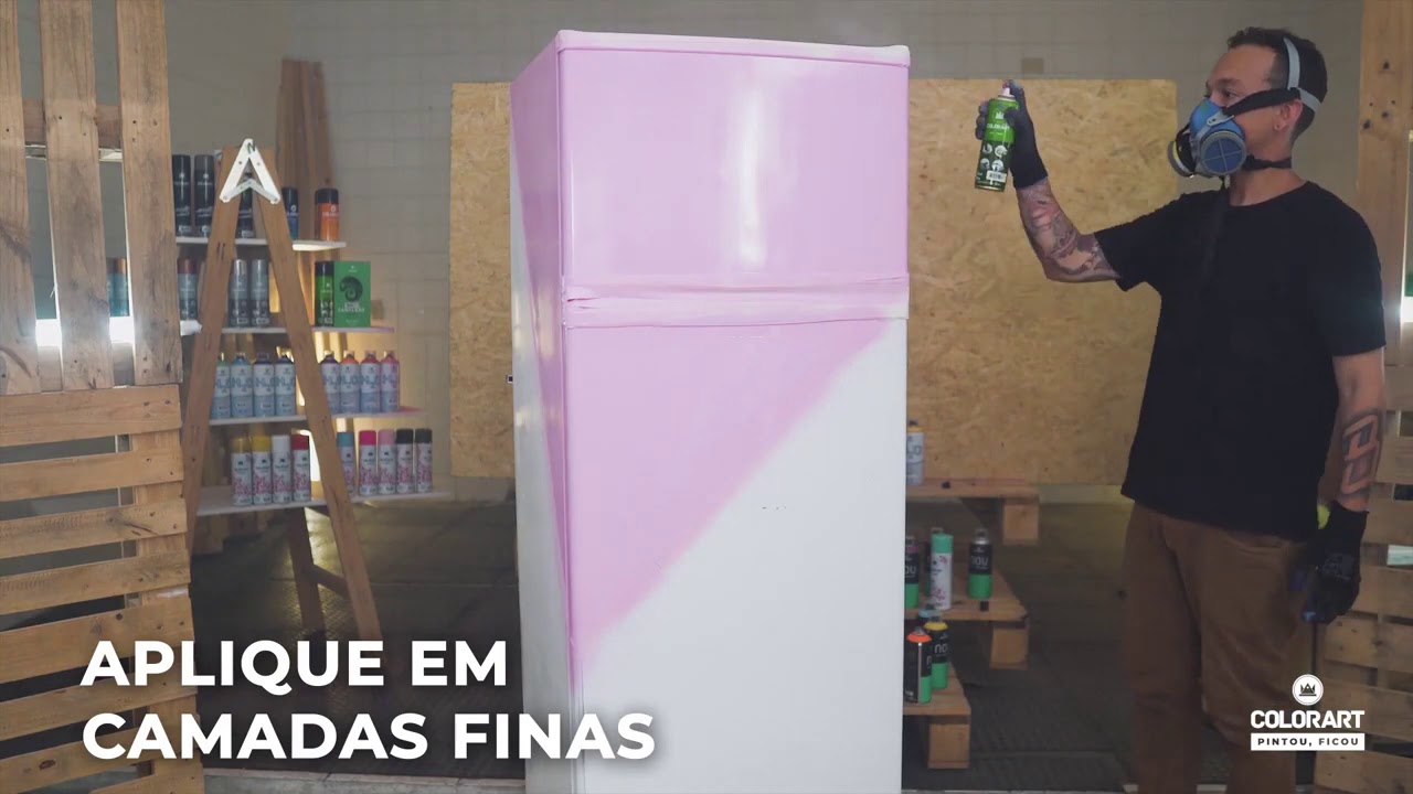 Cuidado ao Pintar Geladeira. Escolha a Tinta Correta