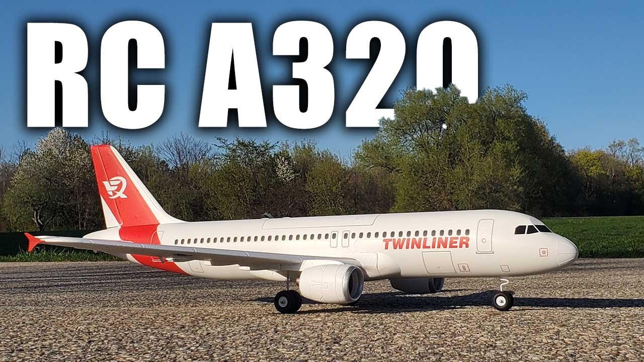 RC A320 Airliner Review & Maiden Flight | X-Fly Twinliner