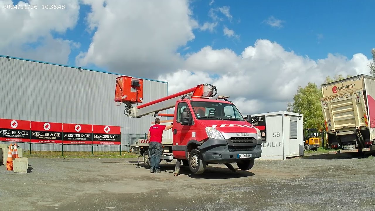35S11 AVEC NACELLE MULTITEL MT202DS 20M - DIESEL - 4294 HEURES - 73527 KMS Mercier & Cie
