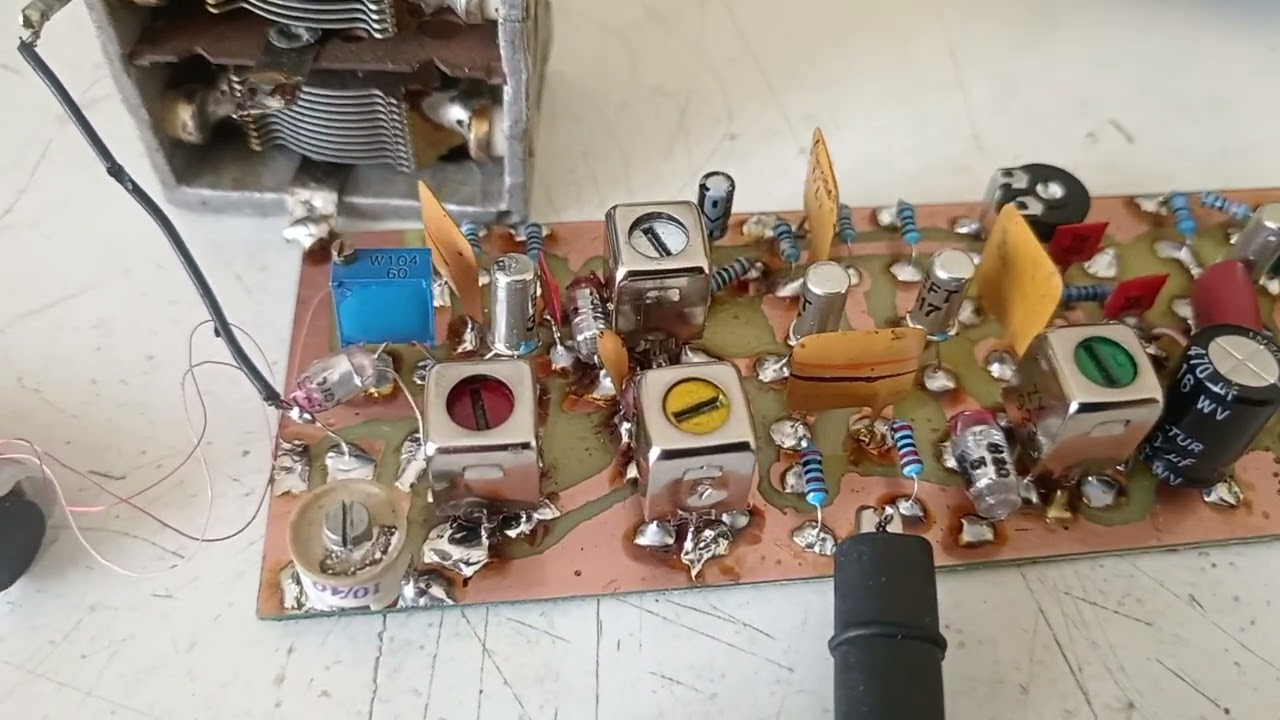 AM super heterodyne radio receiver Pescarus. Homebrew superheterodyne by YO6PMX. Part 2.