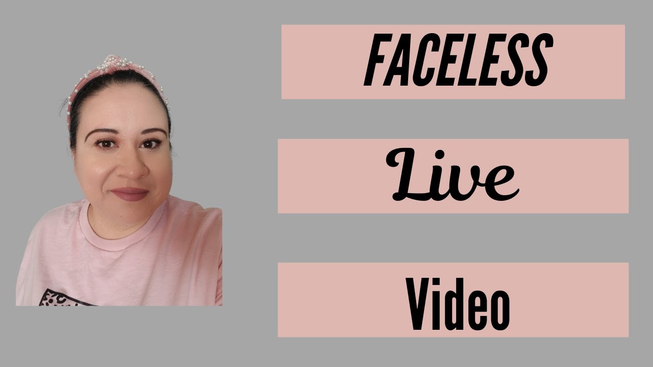 How to do live video with streamyard without showing your face
