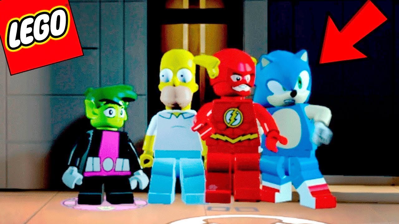 SONIC E FLASH E MUTANO JUNTOS!? QUEM É MAIS LEGAL? - LEGO Dimensions