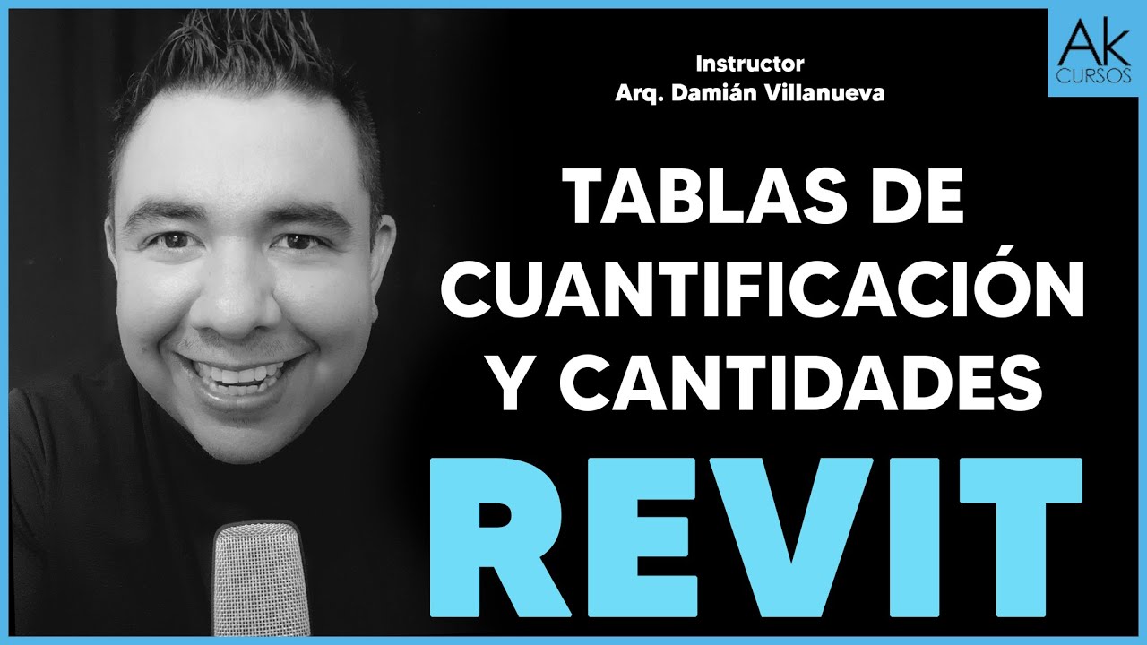 Tablas de cuantificación y cantidades para presupuestos en Revit