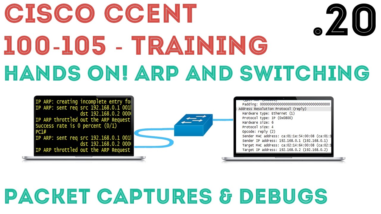 Cisco - CCENT/CCNA R&S (100-105) - ARP & Switching Practical .20