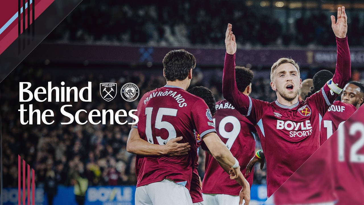 Mavropanos HALTS City 🫷 | West Ham 1-1 Manchester City | Behind the Scenes 🎥