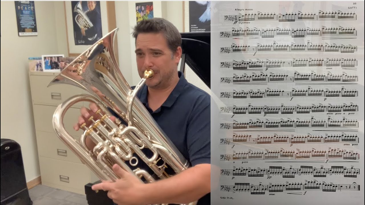 Dallas Symphony Orchestra TMEA 2021 Audition Video Project | David Childs, Euphonium | Etude #1