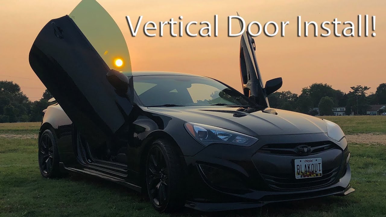 Genesis Coupe Vertical Door / Lambo Door Installation