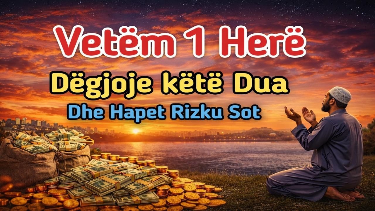VETËM 1 HERË! DËGJO KËTË DUA — RIZKU HAPET SOT, MREKULLIA FILLON MENJËHERË! 💰✨