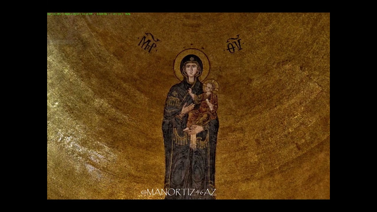 s. Maria Assunta di Torcello,  Abside con la Vergine Hodeghitria, Diakonikon, Cristo Pantocrator