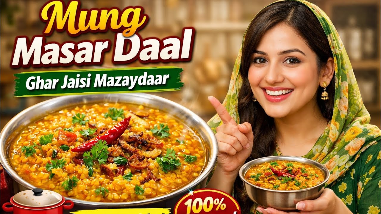 Perfect Mung Masar Daal Recipe | Rozana Ki Asaan Daal