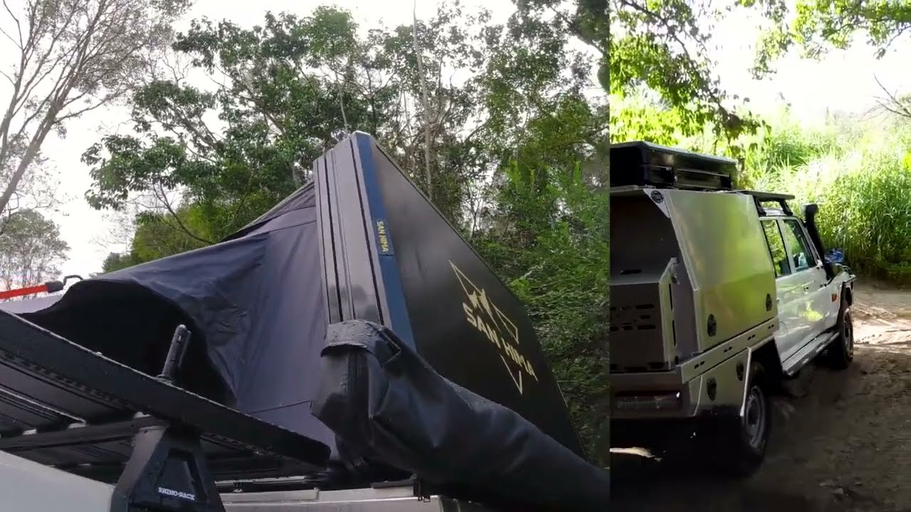 Автомобильная палатка San Hima Jervis Pro 2 — первый обзор в условиях проливного дождя!