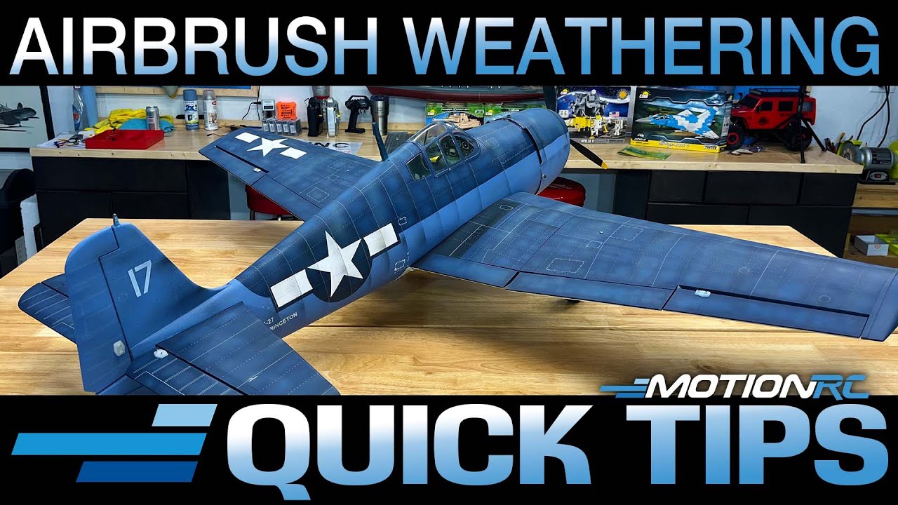 Easy Airbrush Weathering for RC Aircraft | Quick Tips | Motion RC