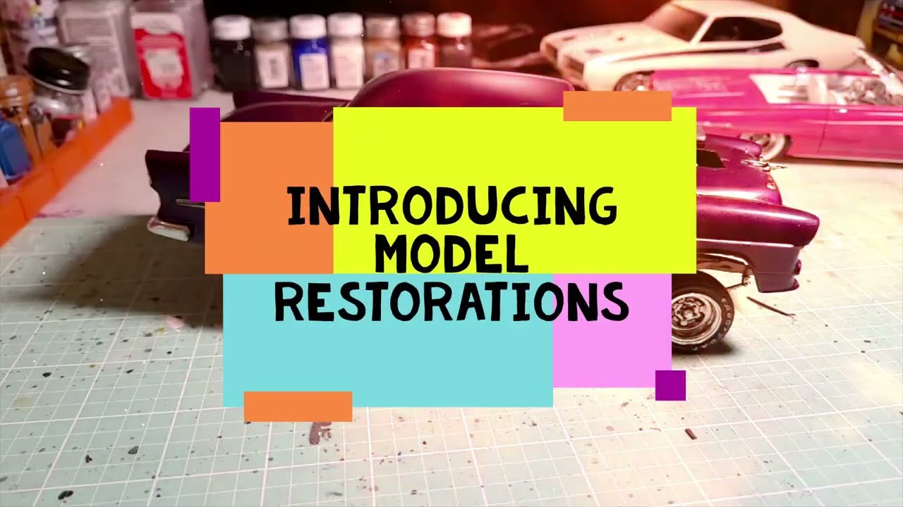 Model Restorations 1st Video!!! Lets see some restored Models! 55 Chevy Nomad, 62 T-Bird and 69 GTO!