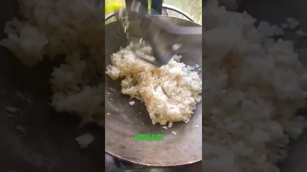 How To Make Bora Rice In Assam || Assamese Bora Rice Recipe || #food #shortsvideo #borarice