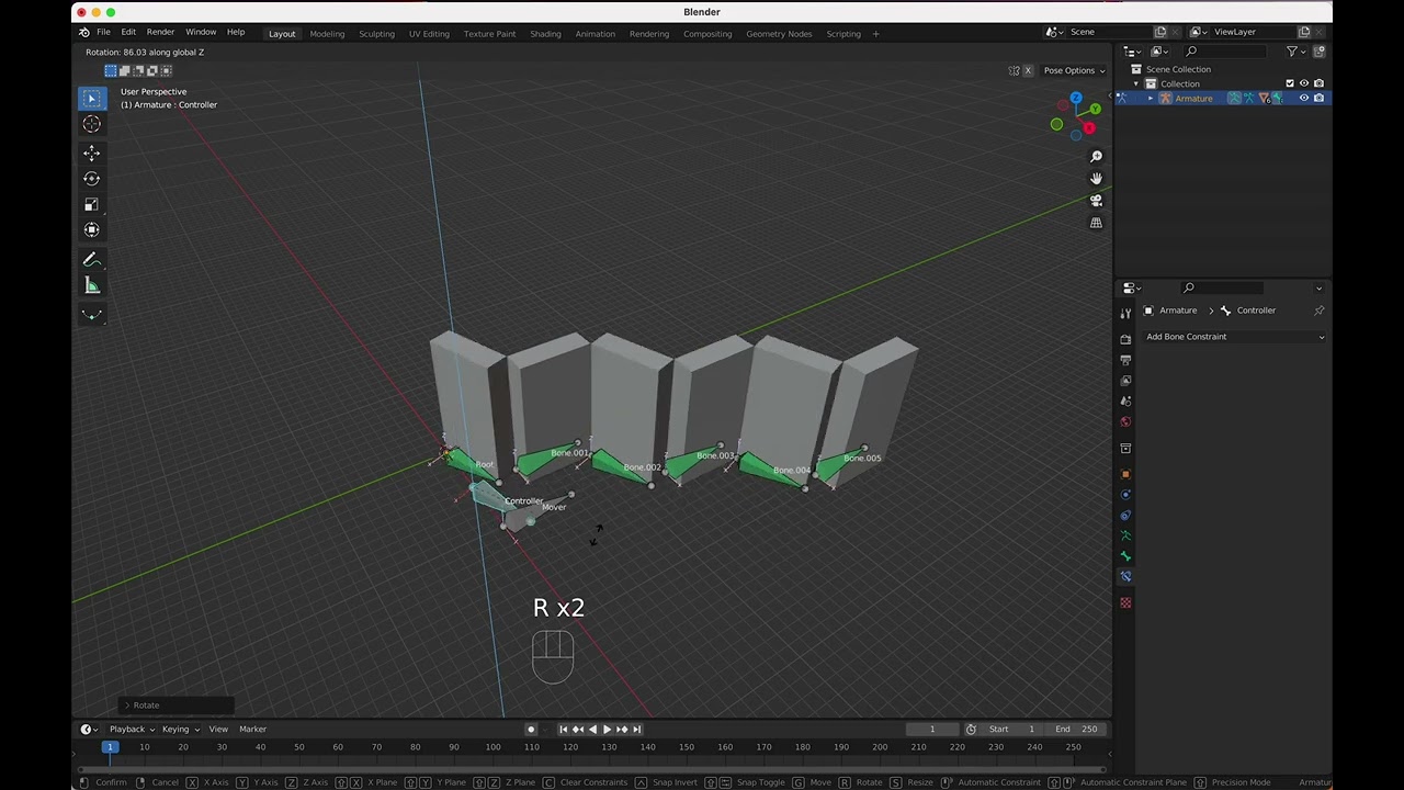 Tutorial: How to rig folding windows/doors with Blender