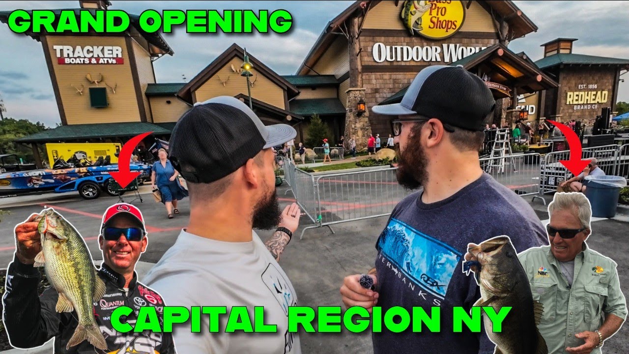 Massive Bass Pro Shops Capital Region NY - Tour & Fishing Legends Kevin Van Dam, Roland Martin!