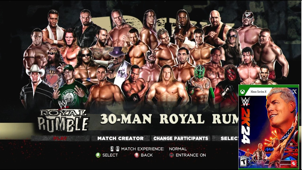 WWE 2K24 | 30-man Royal Rumble | 170
