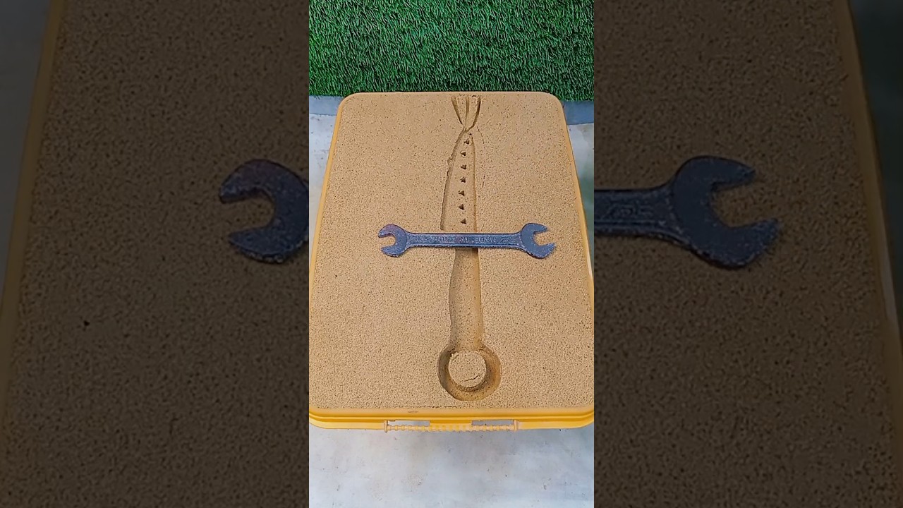 Satisfying and Relaxing Metal Sand ASMR #shorts #metalart #metalcraft #diy #diycrafts