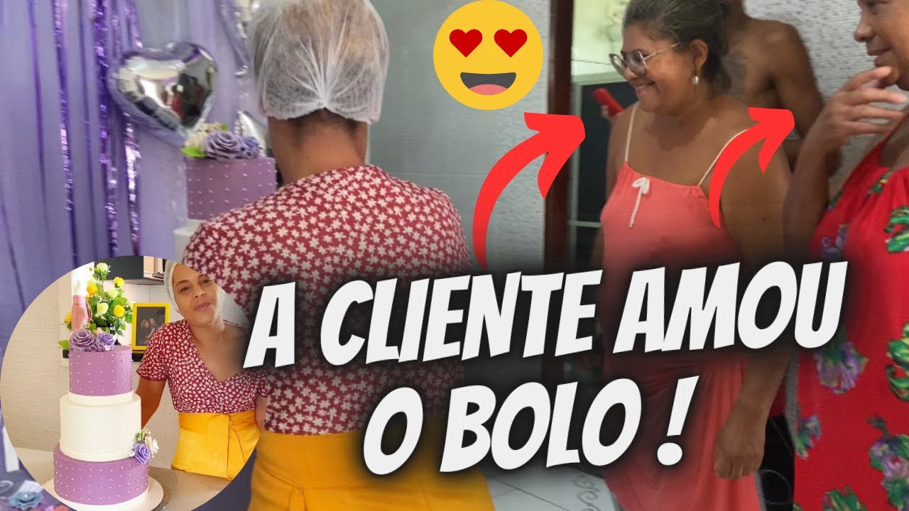 BOLO DE 3 ANDARES DE 15 ANOS / A CLIENTE FICOU ARREPIADA ! 😅