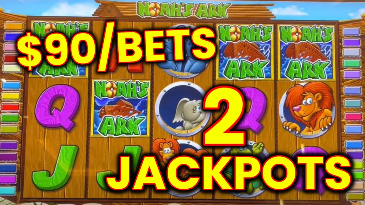 NOAHS ARK SLOT MACHINE JACKPOTS! LIVE HIGH LIMIT SLOTS AT THE CASINO!