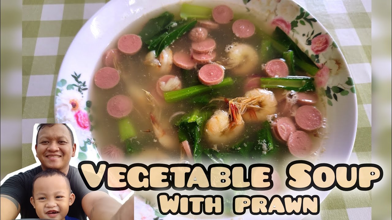 Homemade Vegetable Soup with Prawn | Homemade Recipe & Cooking #simplerecipe #fypyoutube 