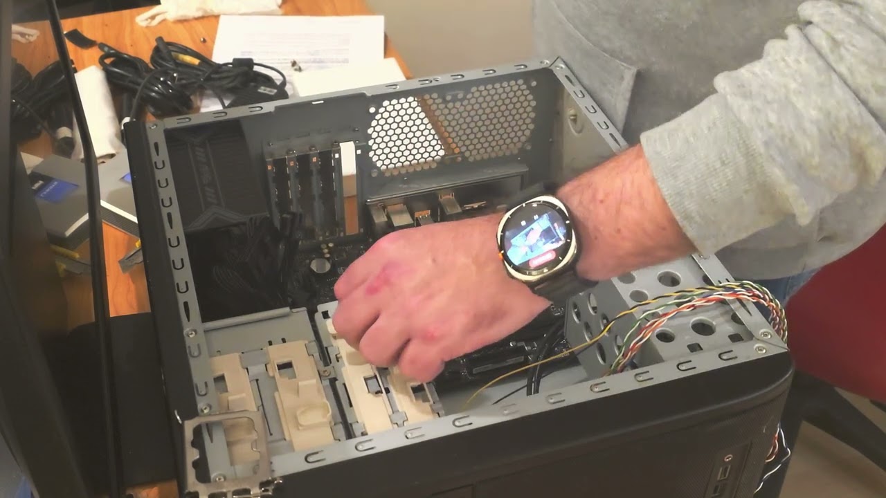 Установка противоизгибной рамки (контактной рамки) для LGA 1700.