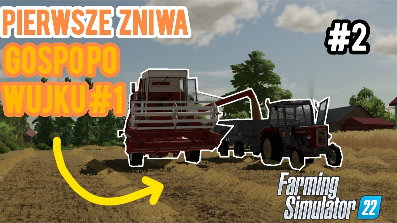 🌾‼️ Pierwsze ŻNIWA! 🔥Gospo po wujku #2🟢Bizon z040 w akcji!🎉