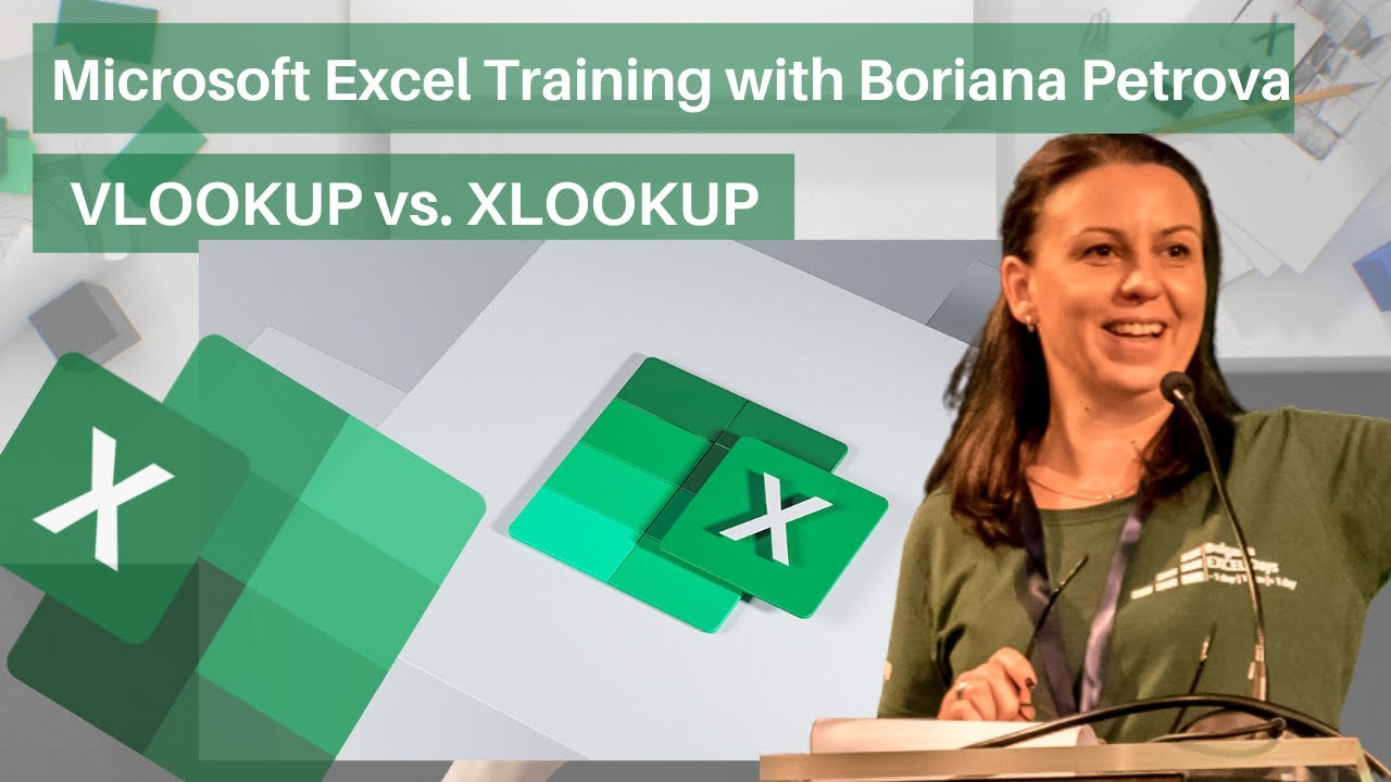 VLOOKUP vs XLOOKUP - Microsoft Excel Training with Boriana Petrova