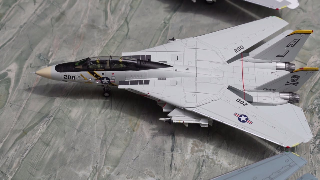Calibre Wings JR04 F-14战机海盗旗中队合金成品模型测评