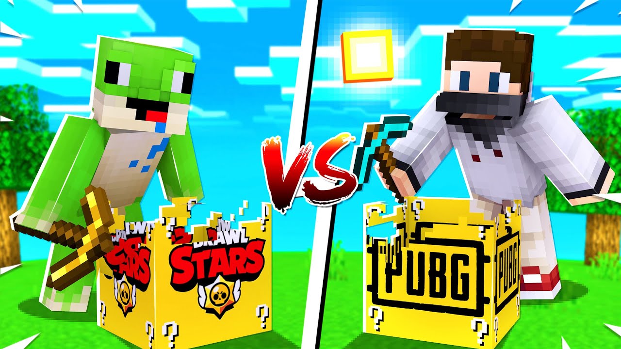 PUBG MOBİLE VS BRAWL STARS ŞANS BLOKLARI - Minecraft Lucky Wars