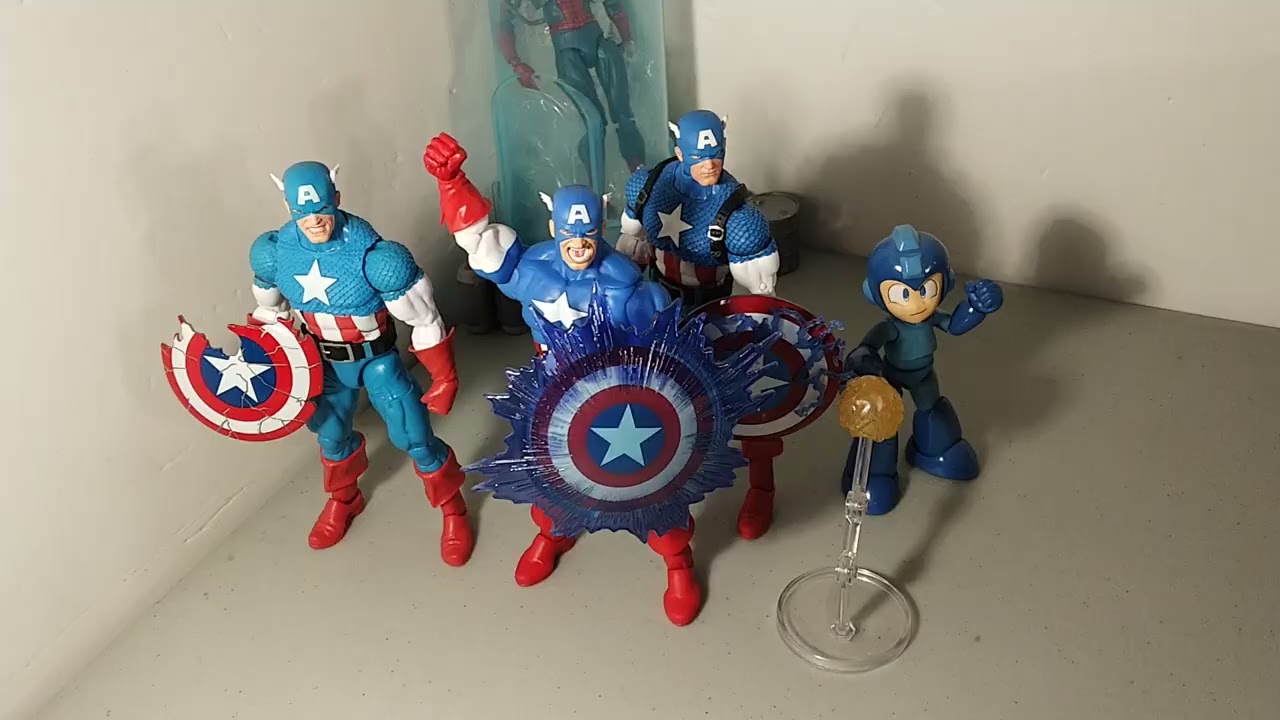 CAPTAIN AMERICA WEEK! CAP VS MEGA MAN! MARVEL VS CAPCOM! A&L VS GRAVITY! ACTION! FIGURE! OBSESSION!