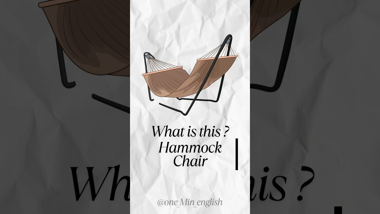 Learn the names of different types of chairs