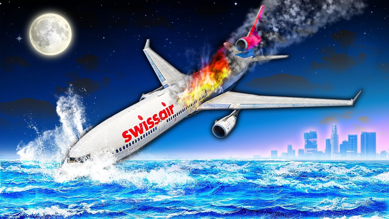 Airplane catches FIRE in GTA 5! Then... things get really BAD!