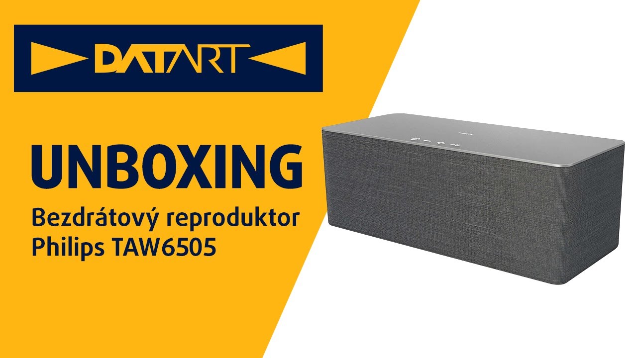 Bezdrátový reproduktor Philips TAW6505 | unboxing